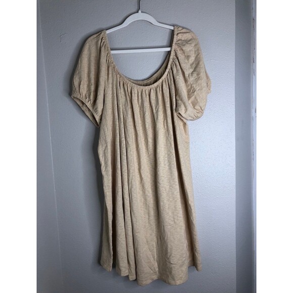 American Eagle Cream Off The Shoulder Swing Dress Sz XXL - Picture 5 of 5